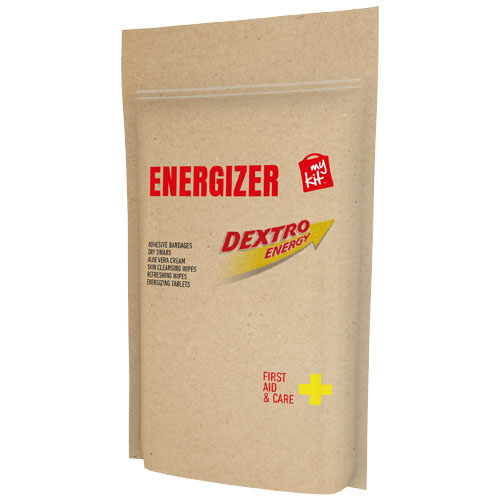 Set de premiers secours publicitaire Energizer MyKit Marron kraft
